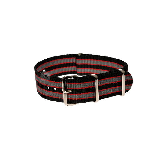 Red Stripe Nato Strap